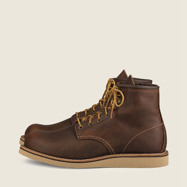 Red Wing Heritage Bot Erkek - Rover - 6-Inchr Rough & Tough Deri - Koyu Kahverengi - 46ZOWCAVY